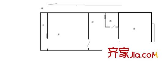 向榮里 2室 戶型圖