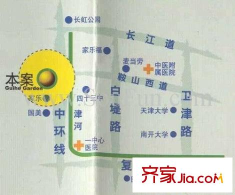 桂荷園交通圖