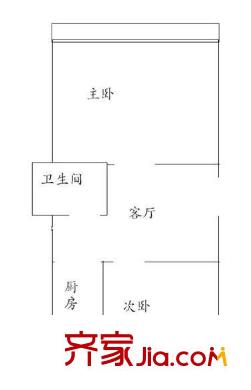 美景園戶型圖戶型圖 2室1廳1衛(wèi)1廚