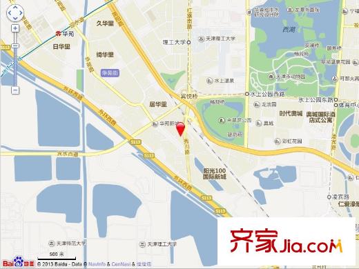 云華里別墅交通圖
