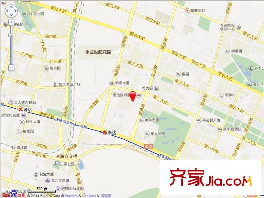 萬聯(lián)別墅交通圖