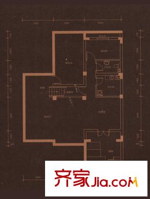 檀府戶型圖H1戶型地下層 3室1廳1衛(wèi)