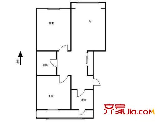 天達(dá)里戶型圖戶型圖 2室1廳1衛(wèi)1廚