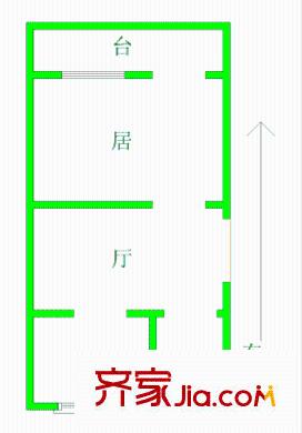 天達(dá)里戶型圖 戶型圖 1室1廳1衛(wèi)1廚