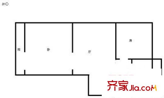 泰通公寓戶(hù)型圖戶(hù)型圖 1室1廳1衛(wèi)1廚