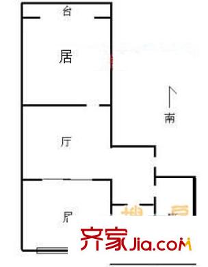 華陽里戶型圖戶型圖  2室1廳1衛(wèi)1廚