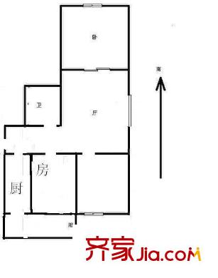 南開金禧園戶型圖戶型圖 3室1廳1衛(wèi)1廚