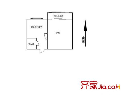 嘉陵北里 0室 戶型圖