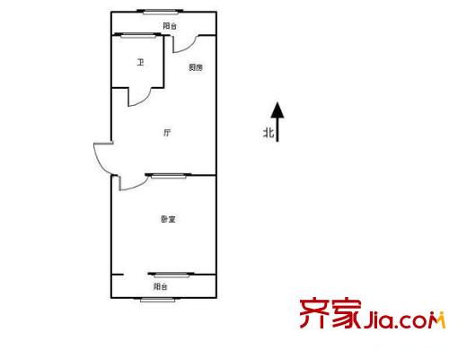 嘉陵北里 0室 戶型圖