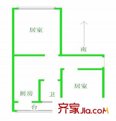 蘇堤?hào)|里戶型圖戶型圖 2室1廳1衛(wèi)1廚