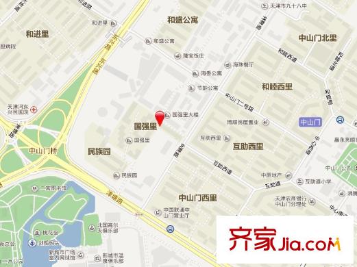 國(guó)強(qiáng)里交通圖