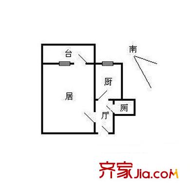 永進(jìn)樓?紅橋區(qū)戶型圖戶型圖 1室1廳1衛(wèi)1廚