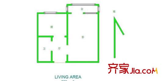 永進(jìn)樓?紅橋區(qū) 1室 戶型圖