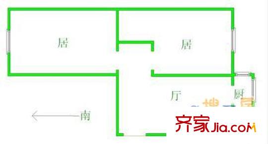 永進(jìn)樓?紅橋區(qū)戶型圖戶型圖 2室1廳1衛(wèi)1廚