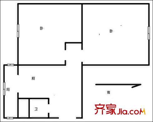 永進(jìn)樓?紅橋區(qū)戶型圖戶型圖 2室1廳1衛(wèi)1廚