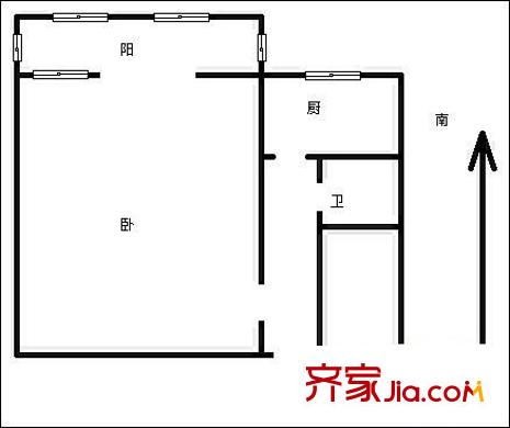 永進(jìn)樓?紅橋區(qū)戶型圖戶型圖 1室1廳1衛(wèi)1廚
