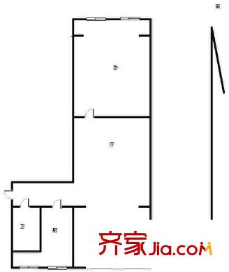 麥格理晨星園戶(hù)型圖戶(hù)型圖 2室1廳1衛(wèi)1廚