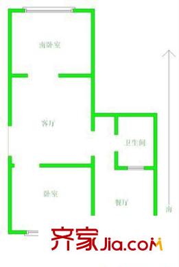 5號電廠工房 2室 戶型圖