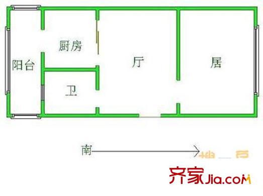 金淼園戶型圖戶型圖 1室1廳1衛(wèi)1廚