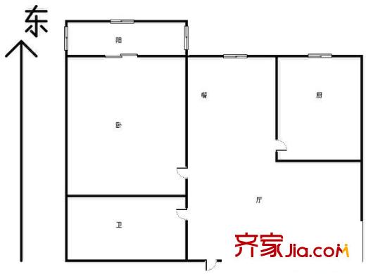 金淼園戶型圖戶型圖 1室1廳1衛(wèi)1廚