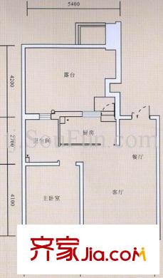天江格調(diào)花園戶型圖戶型圖 1室1廳1衛(wèi)