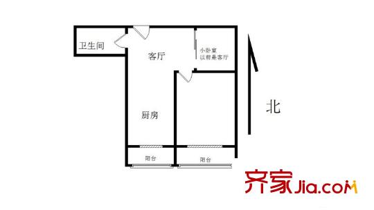 榮遷東里 1室 戶型圖