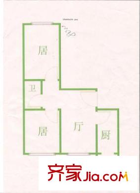 長治里戶型圖戶型圖 2室1廳1衛(wèi)1廚