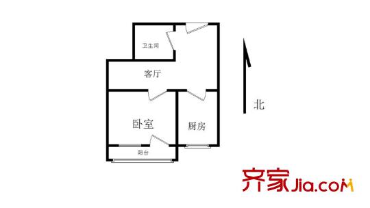 同安里 1室 戶型圖