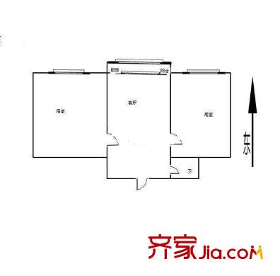 金合園戶型圖戶型圖 1室1廳1衛(wèi)1廚