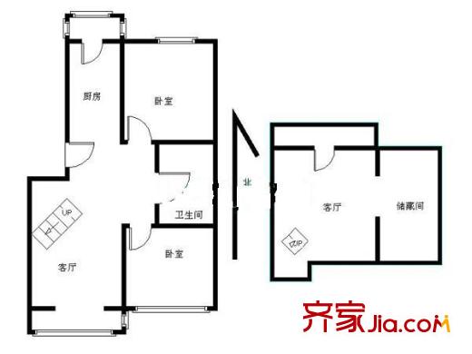 金海灣花園 2室 戶型圖