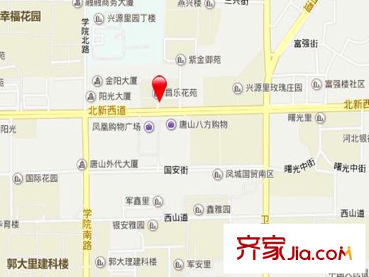 昌樂花苑交通圖