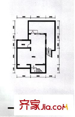 招商鉆石山別墅戶型圖LT半下沉地下室戶型圖 6室3廳4衛(wèi)1廚