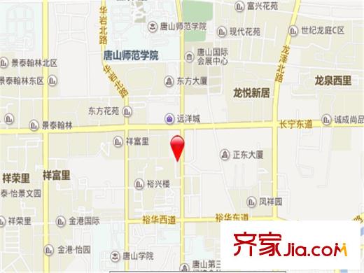 翡翠城交通圖唐山  