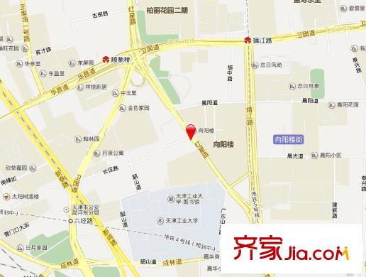 市政樓?河?xùn)|區(qū)交通圖