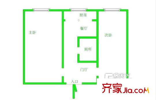 唐山 66號(hào)小區(qū) 戶型圖