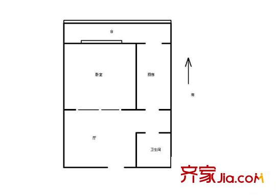 康華里戶型圖戶型圖 1室1廳1衛(wèi)1廚