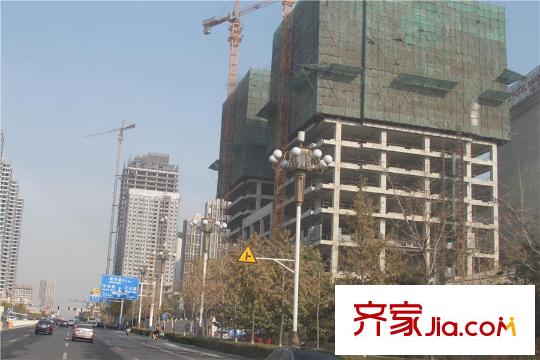 世博廣場對面在建的南湖大酒店
