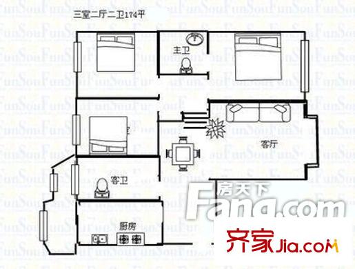 瑞德花園 戶(hù)型圖