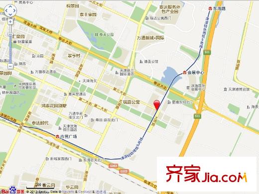 天保朗月軒交通圖