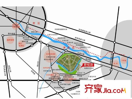 君悅府區(qū)位圖