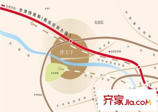 澤天下區(qū)位示意圖