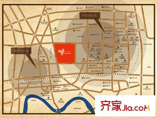 嘉譽新城交通圖