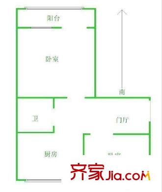 唐山 龍泉北里新景樓 戶型圖