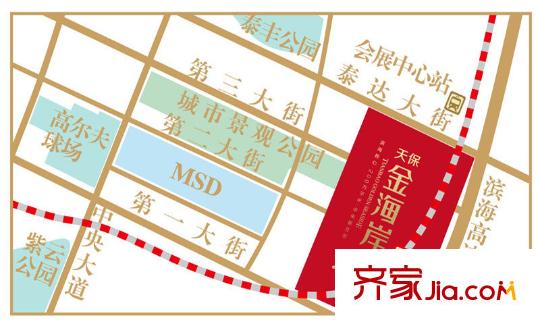 喜蜜灣區(qū)位圖