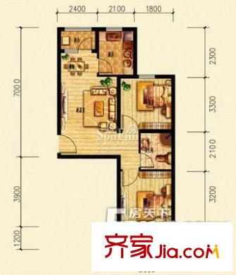 唐山 興泰里 戶型圖