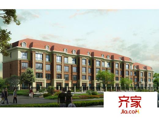 建投領(lǐng)海三期洋房外立面效果圖