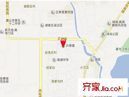 興泰里交通圖
