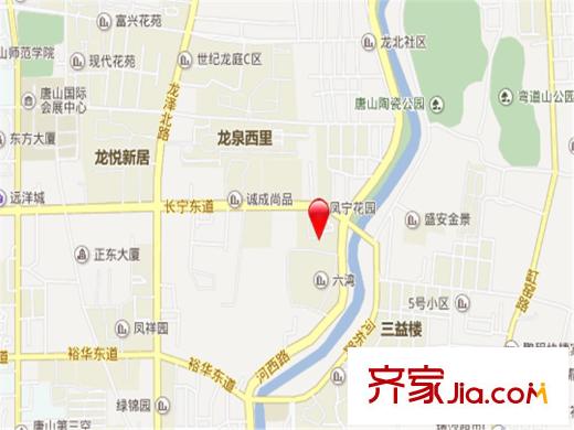 鳳寧花園交通圖唐山  