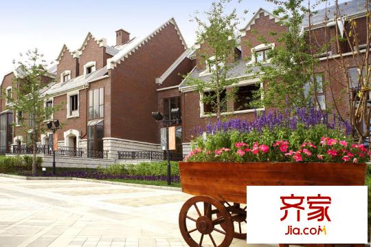奕聰花園別墅外景圖示范區(qū)小品（2012-10）