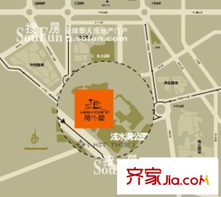 俊城荷蘭墅別墅交通圖